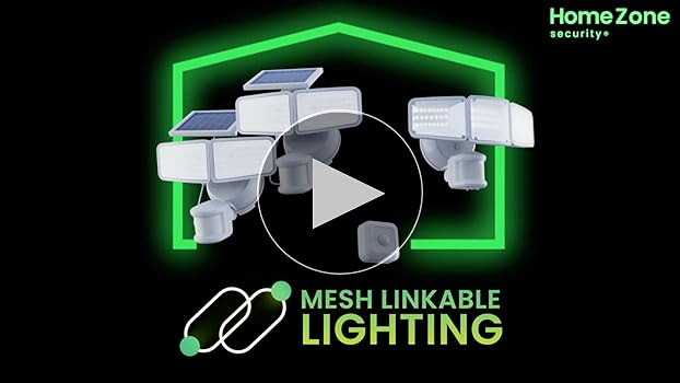 Home Zone Security SMD LED Outdoor Flood Light, 5000 Lumens, 5000K